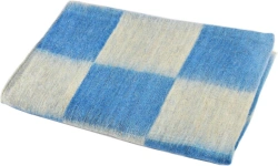 Woollen semi-sheer blankets for children of all age groups, except newborns, mottled and smooth dyed, article C106/1-ILSH