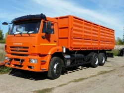 Dumper truck type AZC20 of modification 533920 on chassis KAMAZ 6520-53, 6520-54, 6520-A5, 6520-B5