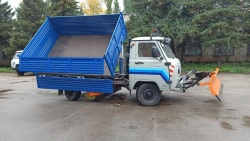Multifunctional combined machine MKM-1904-13 "Cleaner" with mounted equipment