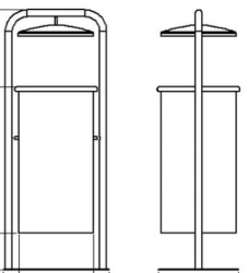 Metal urn