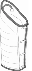 Foot trainer hose for employees of canine units