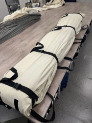 Textile article: Storage bag for stage clothes