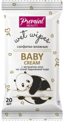 PREMIAL Wet wipes for baby hygiene creamy 1/20/24