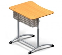 Single-seat adjustable desk, article number PE-OE4-6