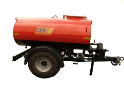 Semi-trailed water-washing machine PM-02 with a capacity of 2 cubic metres