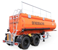 Semi-trailer tank trailer for petroleum products PPP NEFAZ 96742, with axle units manufactured by PJSC NEFAZ (axles: 96742-24101