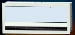 Electric stationary heat curtains with water heat exchanger, trade mark "KALASHNIKOV", model KAC-AD30xxW, where xx -