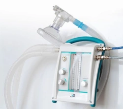 Inhalation anaesthesia apparatus with gas mixture of oxygen and nitrous oxide for emergency medical service ANpSP-01-"TMT" accor