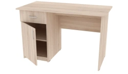 Writing desk with left drawer (1 drawer and shelf) 1200x600x750mm (WxHxH) 405.327