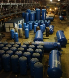 Vessels for reception, storage and dispensing of gaseous media type K