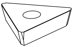 Carbide insert TPCN 2204PDR P30U
