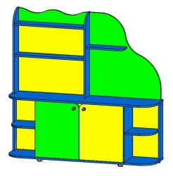 Shelving unit for nature corner, Art. SSt Prr-01