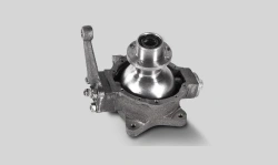 Front axle left steering knuckle (for Uaz sgr cars from 2010, without abs, Timken axles, track 1 465 mm) 374100230401131