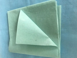 Paper-covered maternity sheet