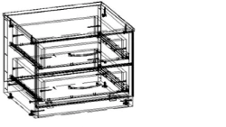 Bedside cabinet TV-BTP-5.8.01-01