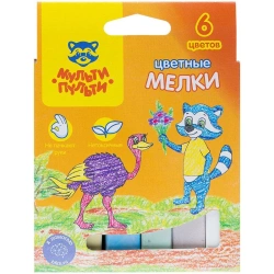Crayons Multi-Pulti "Raccoon in Australia", 6 colours