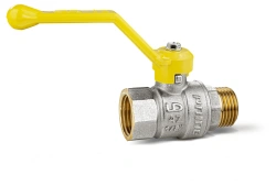 Brass ball valve LD Pride 47.25.B-H.R.GAS TU 3712-004-42473563-2016