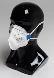 Filtering respirator WALL 95H NR D FFP2 without exhalation valve