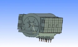 Air-cooled turbogenerator type TF-130-2 with rated capacity 130 MW