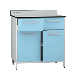Cabinet for storage of medicines according to TU 32.50.30-007-32924160-2021, article number DM-3-109-04.K2.F3.
