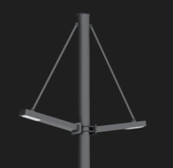 LED luminaires of icosa-LED series