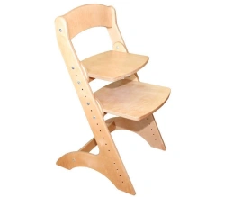 Growing children's chair of "Edelwood" trade mark