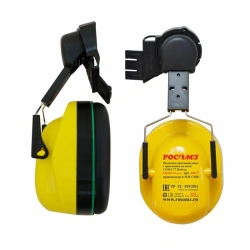 Noise-reducing headphones with attachment to protective helmet SOMZ-77 Pobeda, Article No. 60677