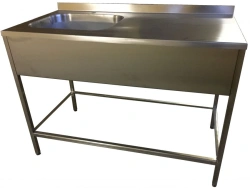 Table with bathtub/bathtub with work surface