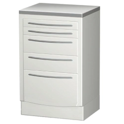 SE 118M - medical table and cabinet with 5 drawers