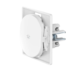 CADUCEUS ALING EON Flush-mounted push-button switch with light 10AX, 250V~, white, art. no. E609.0 (mechanism)