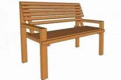 Wooden utility bench