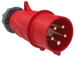 PSN02-016-5 Portable plug SSI-015 16A-6h/200/346-240/415V 3P+RE+N IP44 MAGNUM IEC IEC
