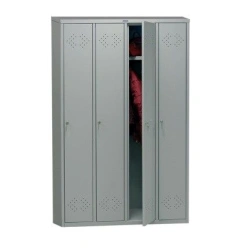 Metal cupboard for clothes