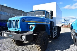Special shift truck on Ural 43206-1151-61 chassis. GIRD brand. Type 5849HA. Modification 5849HA-0002010. Execution of the load b