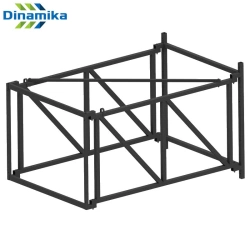 Wall farm for basketball game board (folding)