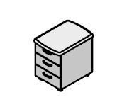Mobile cabinet. Furniture set "New.Tone"