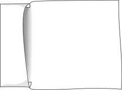 Operating table sheet under the buttocks (absorbent), sterile