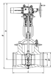 Gate valve 850-450-ED