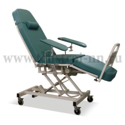 Donor chair for medical institutions with accessories according to TU 9452-003-14692415-2008 in the following versions: KD-"Tech