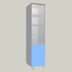 General-purpose cupboard with glass door model MSHS-1