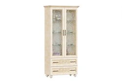 Alexandria LD 618110.000 Double-leaf wardrobe (Lento/Rustica leather)