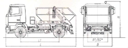 Hopper truck model MK-3512-01