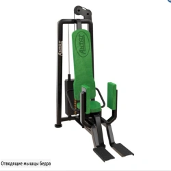 Hip extension weight-block machine