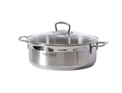Kukmara saucepan with glass lid, "ORION" line