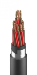 Multicore thermoelectrode cable with multi-conducting conductors, KMTGVEB grade