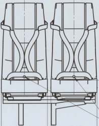 A66R33-6840015 Rear left double seat