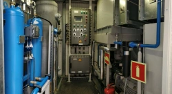 Unit of air compressor station BVKS550