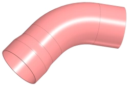 Exhaust pipe 1201UR4XGW01A / 11.71.077.700.001