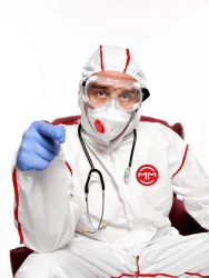 Filtering masks for protection against aerosols