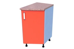 Kitchen corner console KS-07 corner left (open, closed)